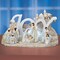 Collections Etc Hand-Painted Season of Joy Nativity Scene Tabletop Decor